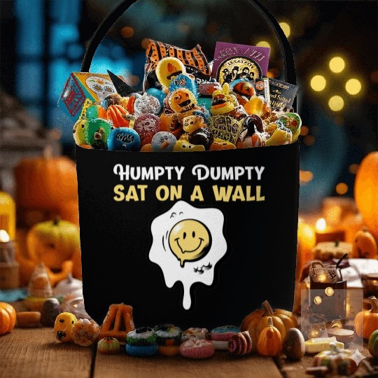 Humpty Dumpty Nursery Rhymes For Funny People Fabric Baskets