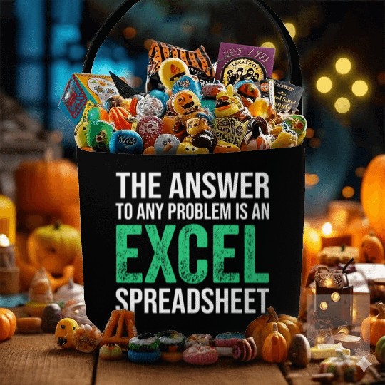 The Answer To Any Problem Is An Excel Spreadsheeta Fabric Baskets