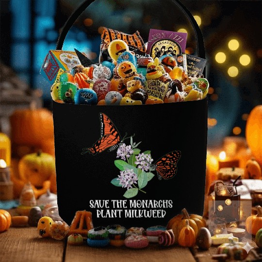 Save The Monarchs Plant Some Milkweed Monarch Fabric Baskets