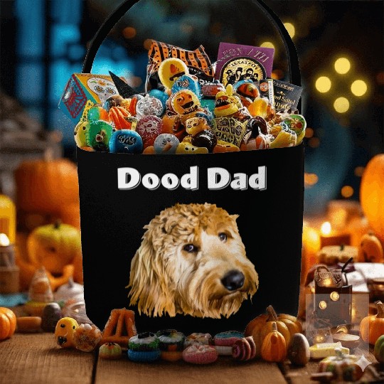 Dood Dad Goldendoodle Fabric Baskets