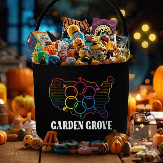 Garden Grove Pride Month Pride Flag LGBT Community Fabric Baskets