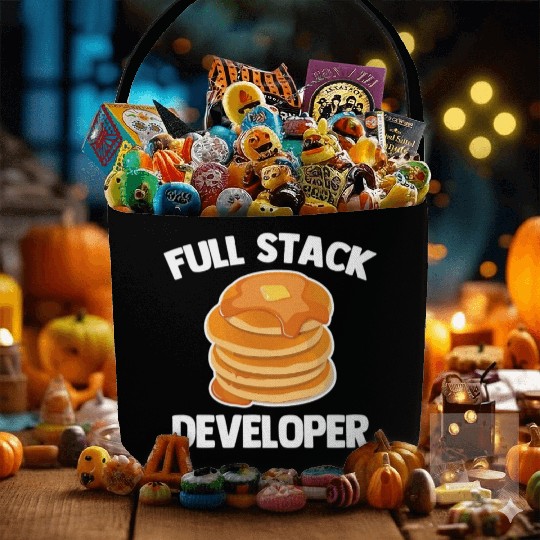 Full Stack Developer Funny Computer Science Fabric Baskets