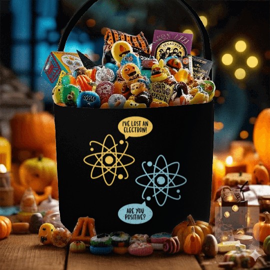 Lost An Electron Chemistry Teacher Science Chemist Fabric Baskets