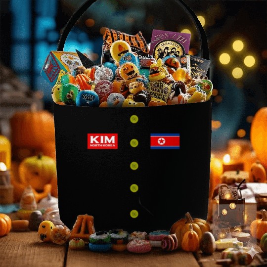Kim Jong Un Halloween Fabric Baskets