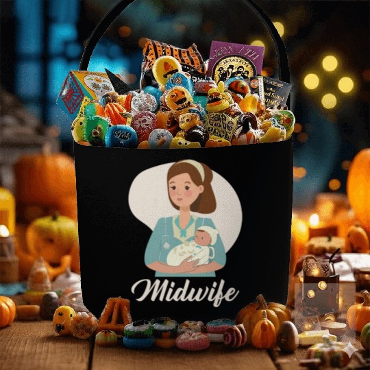 Midwifery Profession Newborn Childbirth Midwife Fabric Baskets