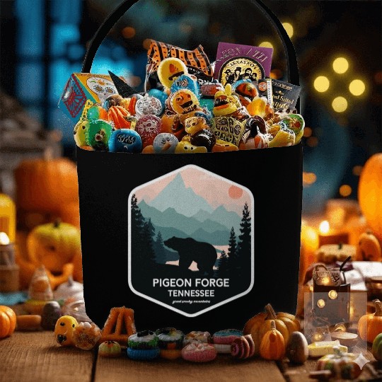 Pigeon Forge Great Smoky Mountains Fabric Baskets