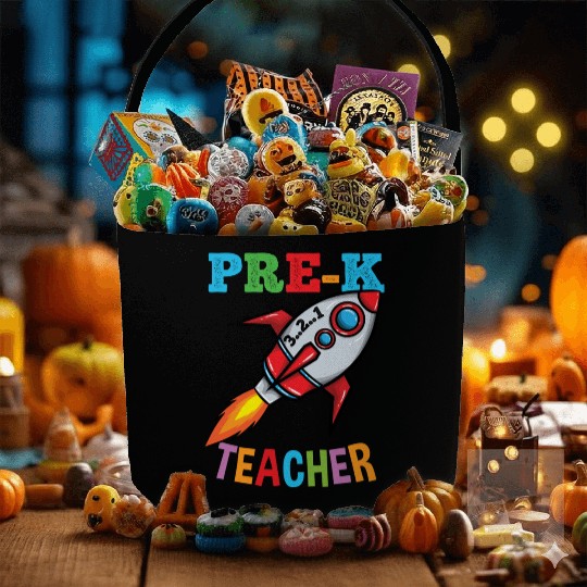 Space Pre K Teacher Preschool Back To School Fabric Baskets