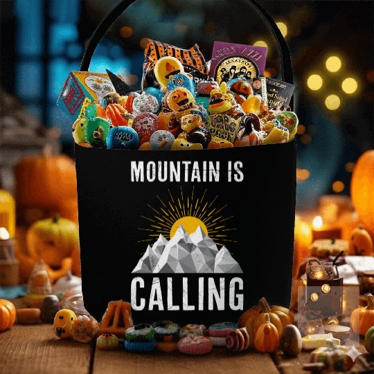 Mountain is Calling Mountain lover Climber Fabric Baskets