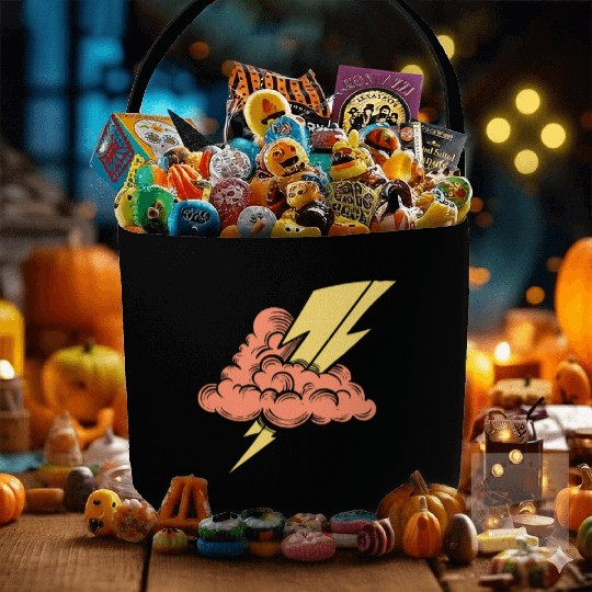 Lightning Bolt Fabric Baskets