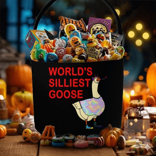 World's Silliest Goose Fabric Baskets