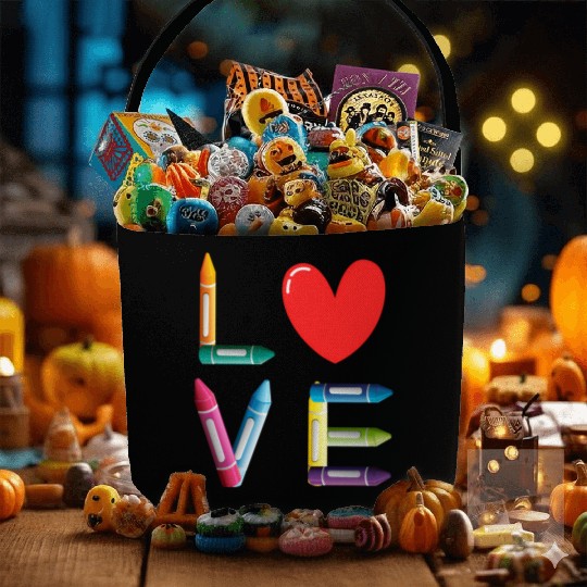 Pre-K Teacher Preschool Day Love Teachers Crayon Fabric Baskets