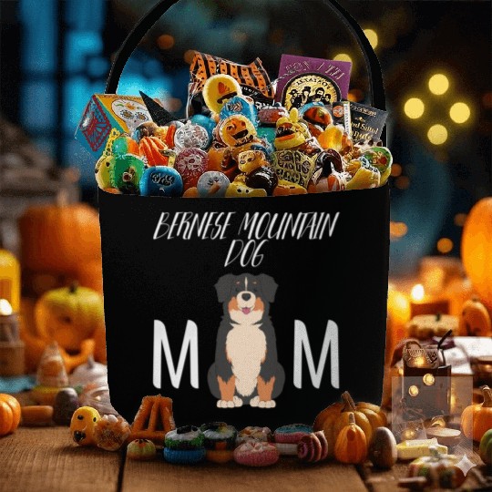 Bernese Mountain Dog Mum Mama Bernese Mountain Dog Fabric Baskets