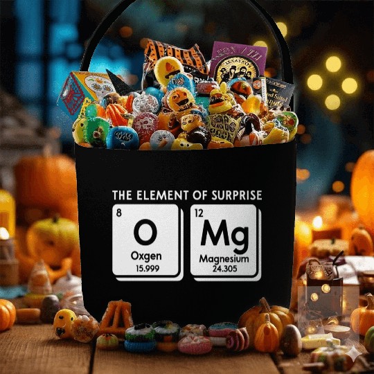 Periodic Table Omg The Element Of Surprise Science Fabric Baskets