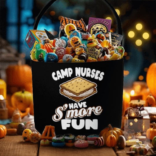 Camp Nurses Have S'More Fun Summer Camp Nursing Rn Fabric Baskets