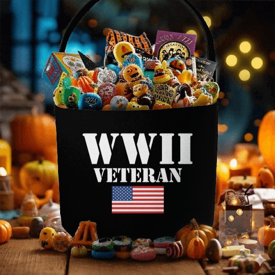 American Patriot Wwii Veteran Military World War 2 Fabric Baskets