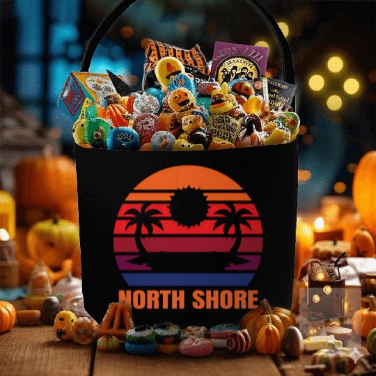 North Shore Vacation Fabric Baskets
