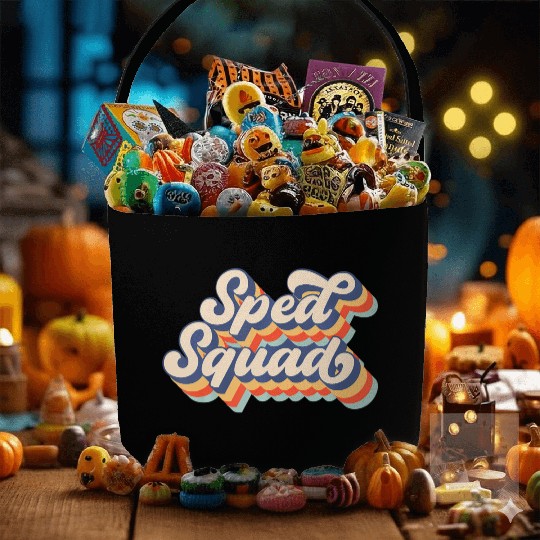 Vintage Sped Squad Special Ed Teacher Back To Scho Fabric Baskets