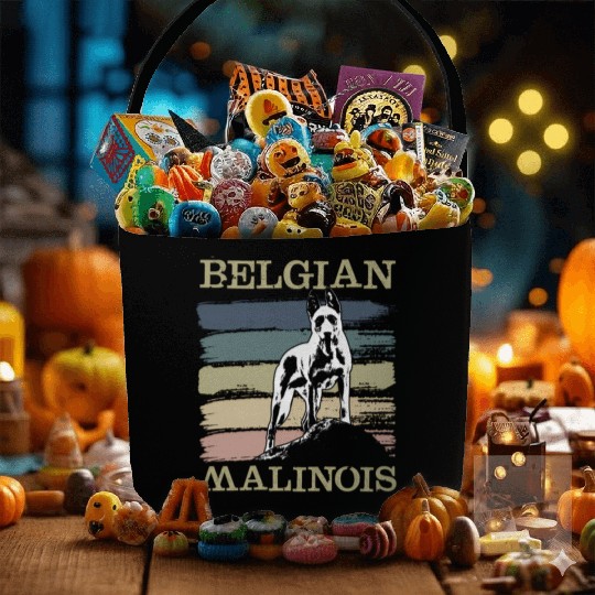 Belgian Malinois T Dog Fabric Baskets