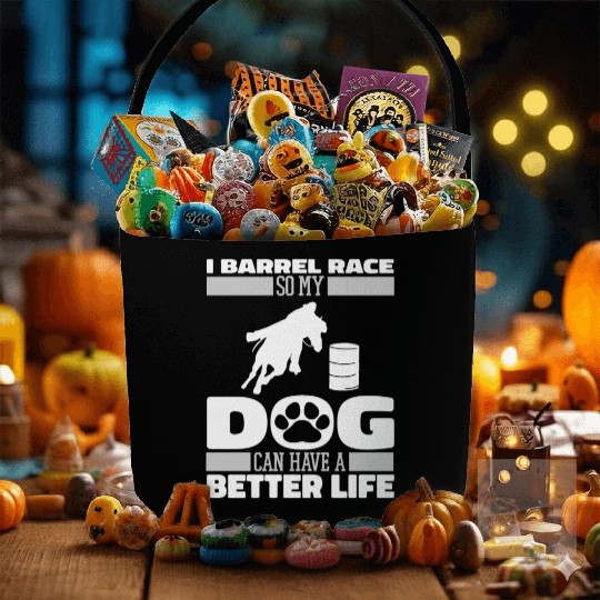 Horse Barrel Racing Dog Fabric Baskets