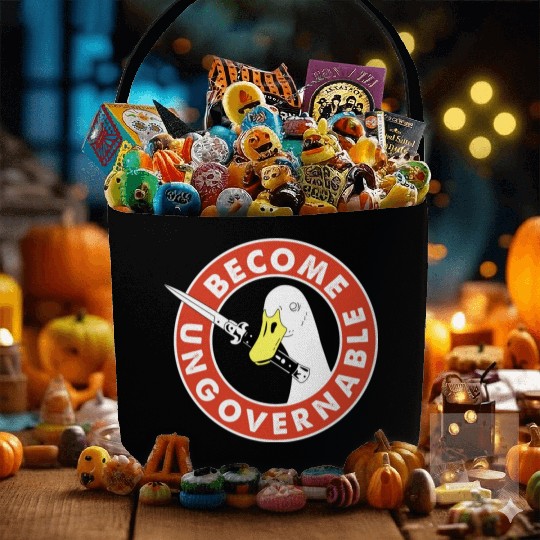 Become Ungovernable Goose Knife Fabric Baskets