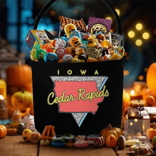 Cedar Rapids Iowa Triangle Ia City Fabric Baskets