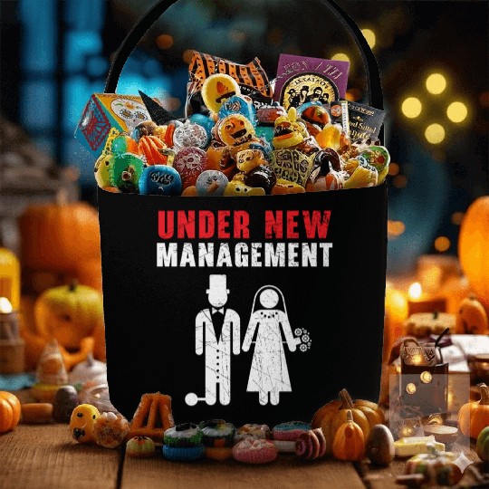 Bride And Groom Wedding Day Marriage Just Married Fabric Baskets