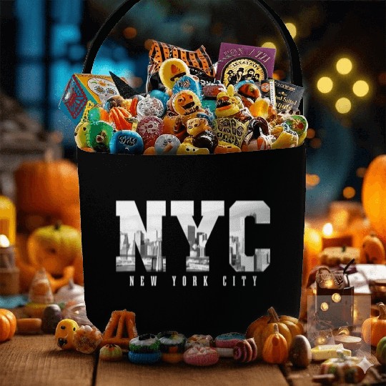 Nyc New York City yline Ny Pride Black White Fabric Baskets