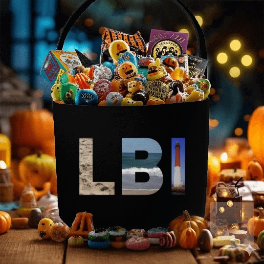 Lbi Long Beach Island Nj Photo Beach Ocean Fabric Baskets