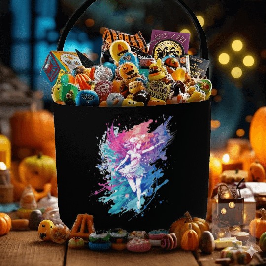 Watercolor Fantasy Fairy Grunge Pastel Goth Butter Fabric Baskets