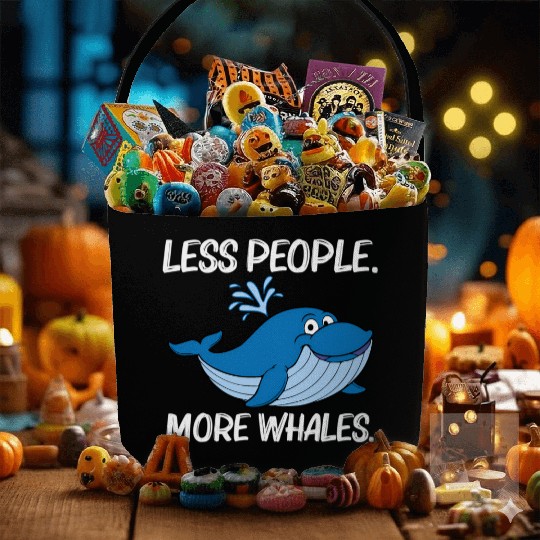 Whale For Orca Narwhal Blue Whales Fabric Baskets