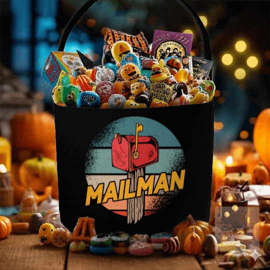 Mailman Mail Postman Postal Worker Courier Fabric Baskets