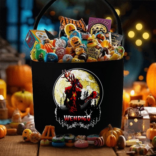 Wendigo New Monster inwalker Cryptid Evil Fabric Baskets