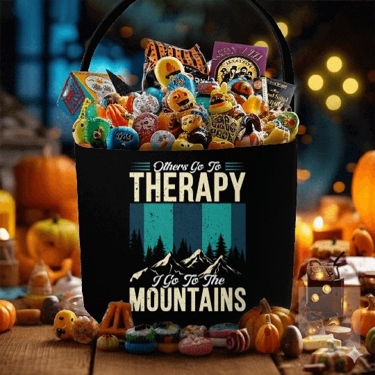 Mountain love Therapy Mountains Wanderlust Fabric Baskets