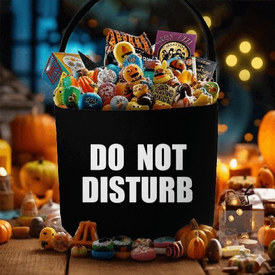 Do Not Disturb - Airplane Airport Train Subway Fabric Baskets