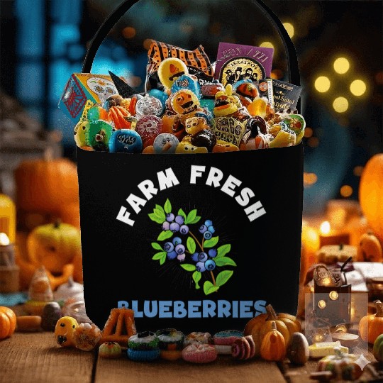 Blueberries Graphics Blueberry Farmer Blueberry Fabric Baskets
