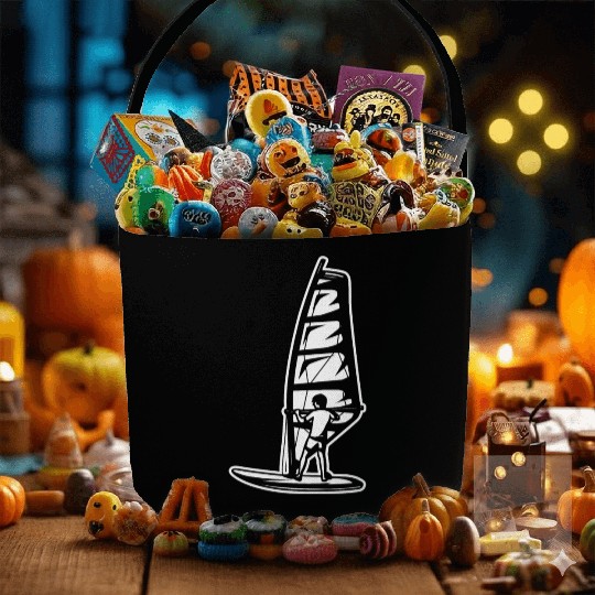 Windsurfer Boy Fabric Baskets