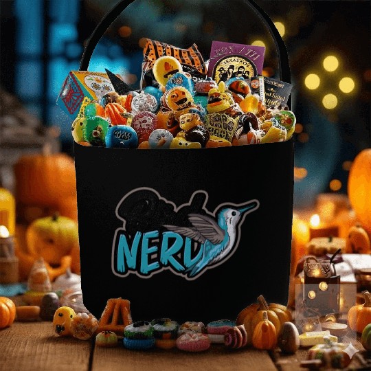 Bird Desig for Birdwatcher Bird Nerd Lover Bird Fabric Baskets