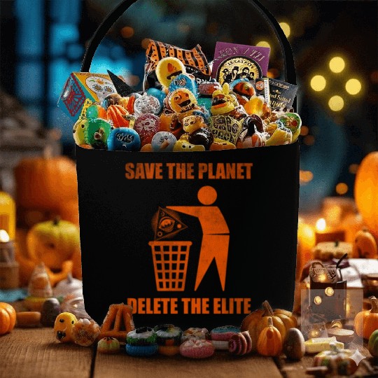 Save the planet delete the elite Fabric Baskets