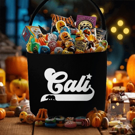 Cali California Bear Usa State Beauty Fabric Baskets