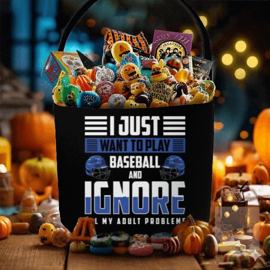 Baseball Pitcher America Baseballer Fabric Baskets