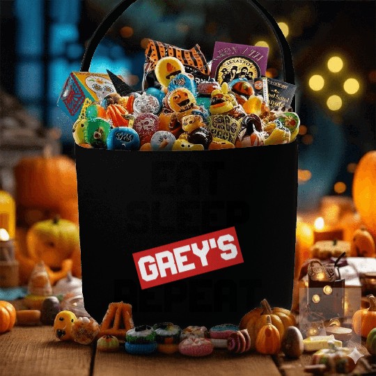 EAT SLEEP GREY S REPEAT Fabric Baskets