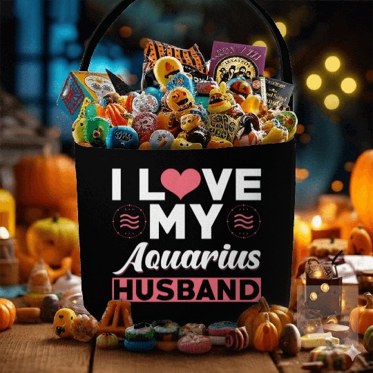 I love my Aquarius Husband Fabric Baskets