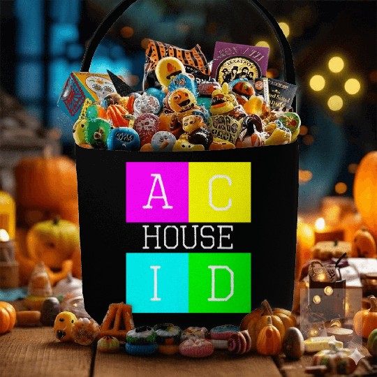 Acid house logo Fabric Baskets