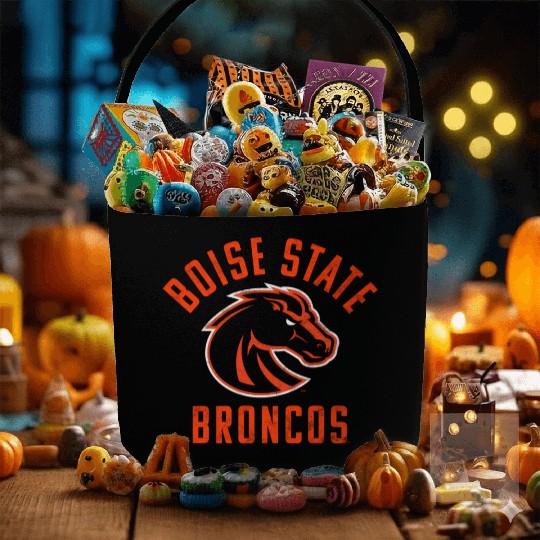 Boise State Bsu Broncos Fabric Baskets