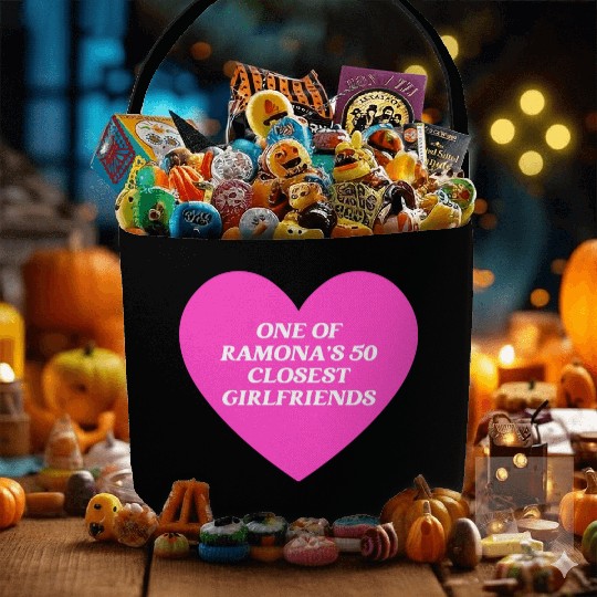 One Of Ramona's 50 Closest Girlfriends Fabric Baskets