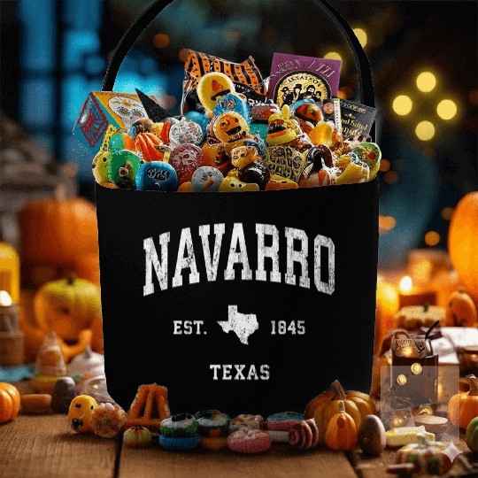 Navarro Texas Tx Vintage Athletic Fabric Baskets