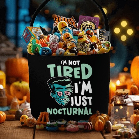 Night Shift Worker Graveyard Duty Fabric Baskets