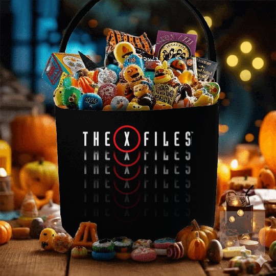 X-Files Repeating Logo Fabric Baskets