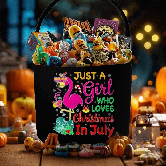 Just A Girl Who Loves Christmas In July And Fabric Baskets