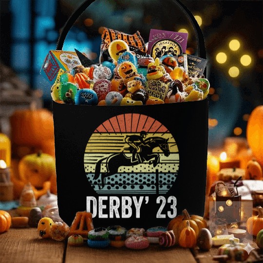 Kentucky Racing 2023 Derby Horse Racing Fabric Baskets